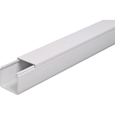 Kabelkanal 40 mm x 40 mm Grau Länge 2 m Kabelkanal 40 mm x 40 mm Grau Länge 2 m