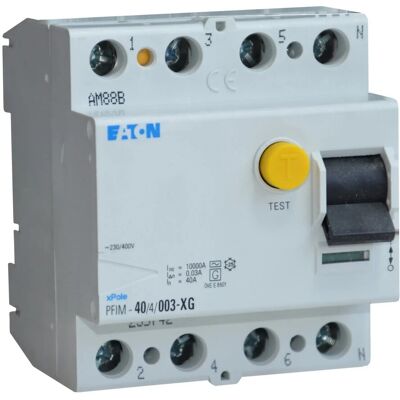Eaton RCD-G 40 A 4-polig Eaton RCD-G 40 A 4-polig