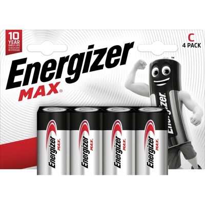 Energizer Alkaline Batterie Max C Baby 4 Stück Energizer Alkaline Batterie Max C Baby 4 Stück