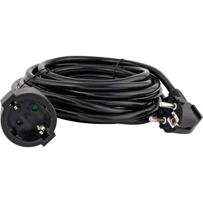 Schutzkontakt-Verlängerungskabel 3 m x 1,5 mm² Schwarz Schutzkontakt-Verlängerungskabel 3 m x 1,5 mm² Schwarz