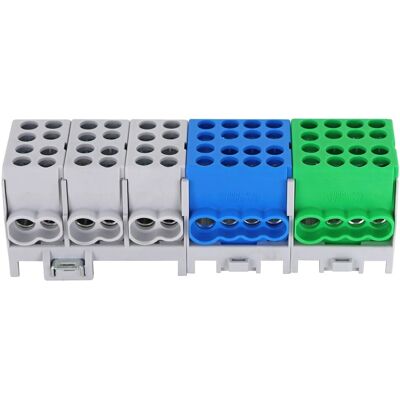 Hauptleitungsklemmblock 1,5 mm² - 25 mm² XL 5-polig Hauptleitungsklemmblock 1,5 mm² - 25 mm² XL 5-polig