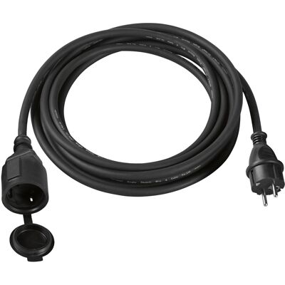 Verlängerungskabel 5 m Schwarz H07RN-F 3G1,5 Verlängerungskabel 5 m Schwarz H07RN-F 3G1,5