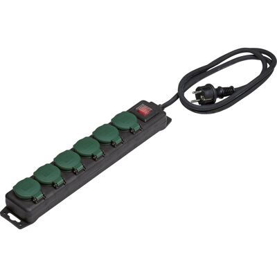 Tischstecksoenleiste mit Schalter 6-fach Tischstecksoenleiste mit Schalter 6-fach