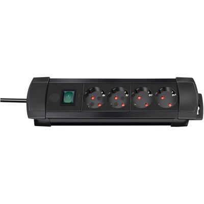 Brennenstuhl Steckdosenleiste Premium-Line 4-fach mit 45° Winkel Schwarz 1,8 m Brennenstuhl Steckdosenleiste Premium-Line 4-fach mit 45° Winkel Schwarz 1,8 m