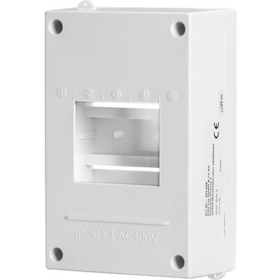 Kleinverteiler TE 4 Aufputz 16,2 cm x 9,8 cm x 5,8 cm Kleinverteiler TE 4 Aufputz 16,2 cm x 9,8 cm x 5,8 cm