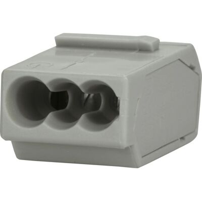 Dosenklemme 3-polig 0,5 mm - 2,5 mm 100 Stück Dosenklemme 3-polig 0,5 mm - 2,5 mm 100 Stück