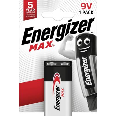 Energizer Alkaline Batterie Max 9V E-Block 1 Stück Energizer Alkaline Batterie Max 9V E-Block 1 Stück