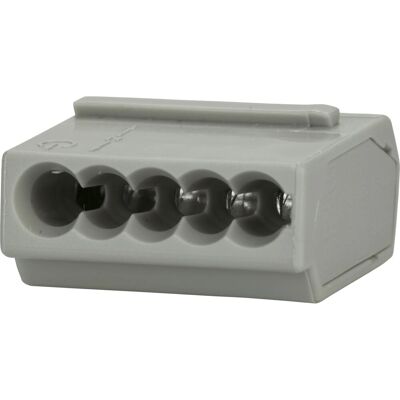 Dosenklemme 5-polig 0,5 mm - 2,5 mm 100 Stück Dosenklemme 5-polig 0,5 mm - 2,5 mm 100 Stück