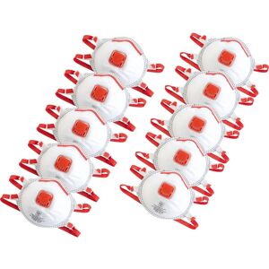 Lux Tools Comfort LUX-TOOLS Feinstaubmaske FFP3 NR D 10 Stück Lux Tools Comfort LUX-TOOLS Feinstaubmaske FFP3 NR D 10 Stück