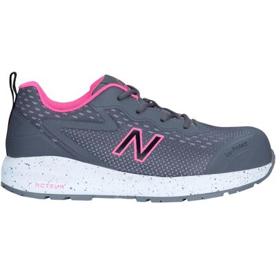 New Balance Sicherheitsschuhe Logic Womens S1 PL Grau-Pink Gr. 40 New Balance Sicherheitsschuhe Logic Womens S1 PL Grau-Pink Gr. 40