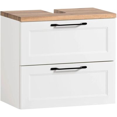 Held Möbel Unterbeckenschrank Padua 60 cm mattWeiß-Weiß Held Möbel Unterbeckenschrank Padua 60 cm mattWeiß-Weiß