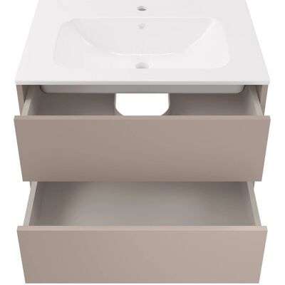 Fackelmann Waschtisch-Set Compact Line 2 Schub 71 cm Kaschmir Fackelmann Waschtisch-Set Compact Line 2 Schub 71 cm Kaschmir