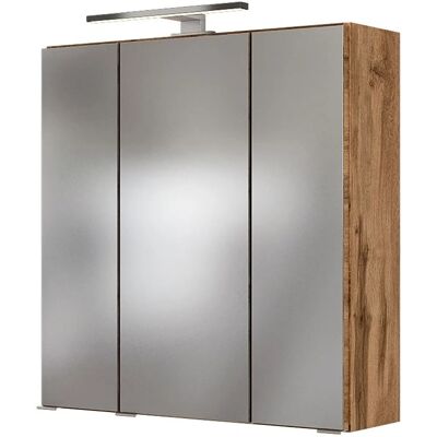 Held Möbel 3D-Spiegelschrank Bari 60 cm Wotaneiche Held Möbel 3D-Spiegelschrank Bari 60 cm Wotaneiche
