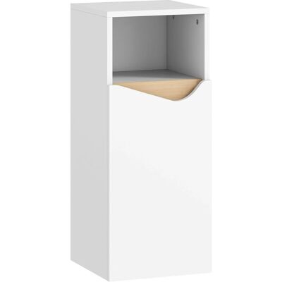 HOMCOM Badezimmerschrank Spanplatte 30L x 30B x 71,5H cm Weiß HOMCOM Badezimmerschrank Spanplatte 30L x 30B x 71,5H cm Weiß