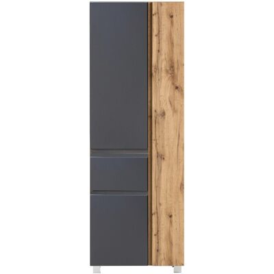 Held Möbel Seitenschrank Ancona 65 cm matt Grau-Wotaneiche Held Möbel Seitenschrank Ancona 65 cm matt Grau-Wotaneiche