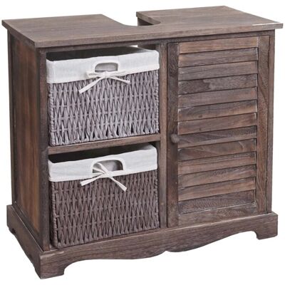 MCW Waschbeckenunterschrank H20 Shabby Braun MCW Waschbeckenunterschrank H20 Shabby Braun