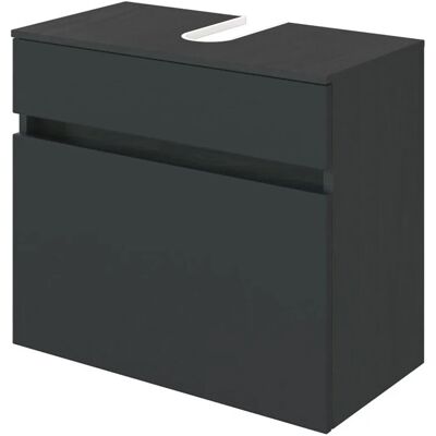 Held Möbel Waschbeckenunterschrank Verona 60 cm matt Grau-Graphitgrau Held Möbel Waschbeckenunterschrank Verona 60 cm matt Grau-Graphitgrau
