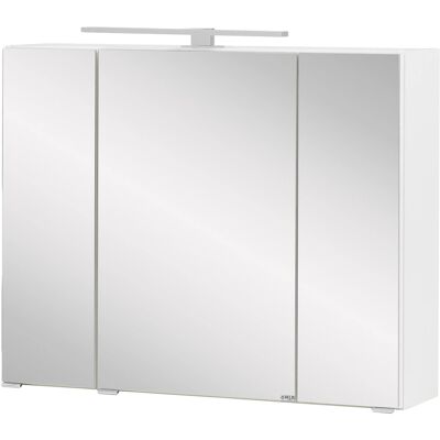 Held Möbel 3D-Spiegelschrank Salerno 80 cm Weiß Held Möbel 3D-Spiegelschrank Salerno 80 cm Weiß