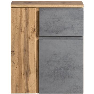 Held Möbel Unterschrank Ancona 65 cm Betongrau-Wotaneiche Held Möbel Unterschrank Ancona 65 cm Betongrau-Wotaneiche