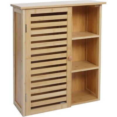 MCW Hängeschrank O73 Türe Staufächer Bambus 60x50x19cm MCW Hängeschrank O73 Türe Staufächer Bambus 60x50x19cm