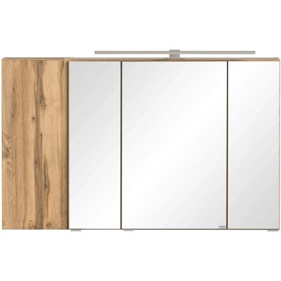 Held Möbel 3D-Spiegelschrank Ancona 105 cm Wotaneiche Held Möbel 3D-Spiegelschrank Ancona 105 cm Wotaneiche