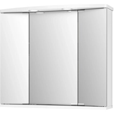 Jokey Spiegelschrank Funa 68 cm x 60 cm Weiß Hochglanz Jokey Spiegelschrank Funa 68 cm x 60 cm Weiß Hochglanz