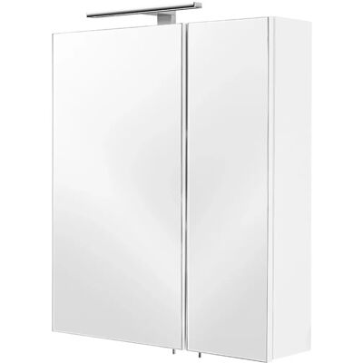 Posseik Spiegelschrank Weiß 60 cm mit Softclose Türen Posseik Spiegelschrank Weiß 60 cm mit Softclose Türen