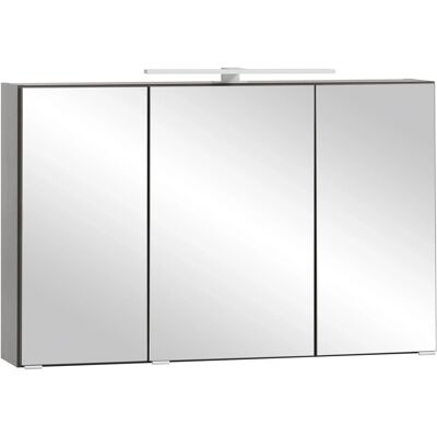 Held Möbel 3D-Spiegelschrank Trient 100 cm Graphitgrau Held Möbel 3D-Spiegelschrank Trient 100 cm Graphitgrau