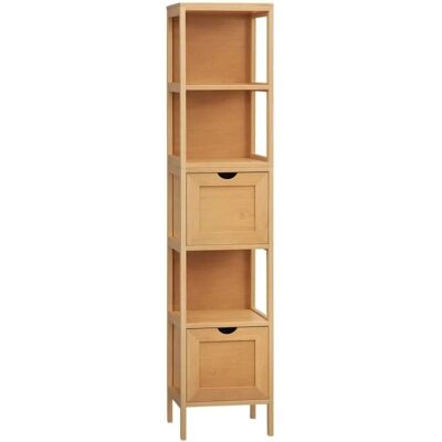 Kleankin - BB-2D - Bamboo - Badezimmerschrank Kleankin - BB-2D - Bamboo - Badezimmerschrank