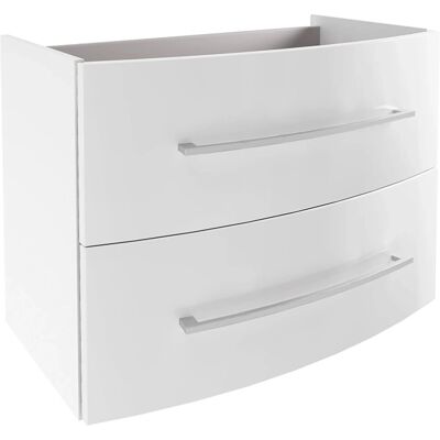 Fackelmann Verona Waschtischunterschrank 79,4cm Hochglanz Weiß Fackelmann Verona Waschtischunterschrank 79,4cm Hochglanz Weiß