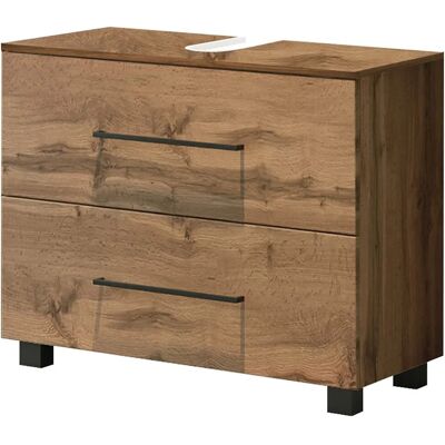 Held Möbel Waschbeckenunterschrank Rom 70 cm Wotaneiche Held Möbel Waschbeckenunterschrank Rom 70 cm Wotaneiche