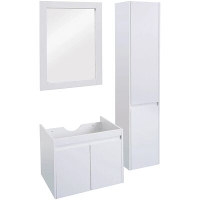 MCW Badezimmer-Set - Weiß - Soft-Close, Wandmontage, Geräumig MCW Badezimmer-Set - Weiß - Soft-Close, Wandmontage, Geräumig
