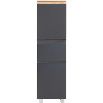 Held Möbel Midischrank Ancona 40 cm matt Grau-Wotaneiche Held Möbel Midischrank Ancona 40 cm matt Grau-Wotaneiche