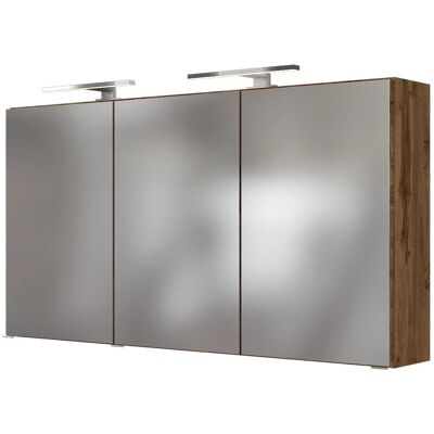 Held Möbel 3D-Spiegelschrank Verona 120 cm Wotaneiche Held Möbel 3D-Spiegelschrank Verona 120 cm Wotaneiche