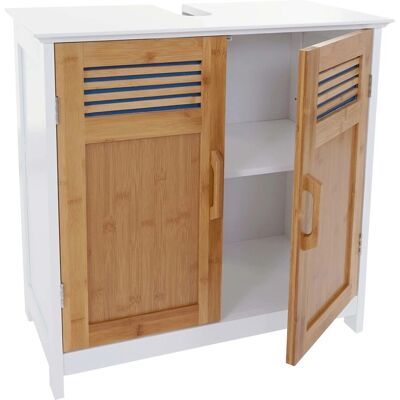 MCW A85-u Kompakter Bambus-Badschrank - Badezimmermöbel MCW A85-u Kompakter Bambus-Badschrank - Badezimmermöbel