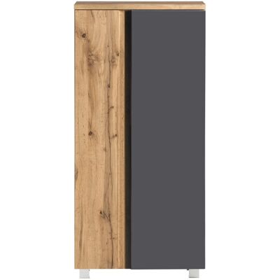 Held Möbel Midischrank Ancona 65 cm matt Grau-Wotaneiche Held Möbel Midischrank Ancona 65 cm matt Grau-Wotaneiche