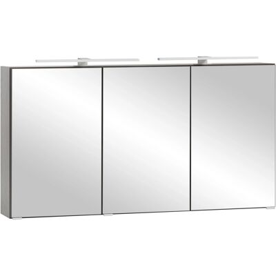Held Möbel 3D-Spiegelschrank Trient 120 cm Graphitgrau Held Möbel 3D-Spiegelschrank Trient 120 cm Graphitgrau