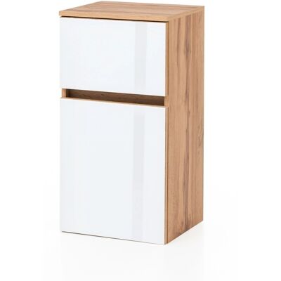 Held Möbel Unterschrank Pisa 40 cm Weiß-Wotaneiche Held Möbel Unterschrank Pisa 40 cm Weiß-Wotaneiche