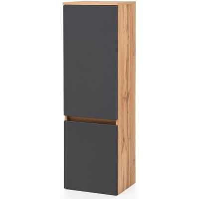 Held Möbel Midischrank Salerno 40 cm matt Grau-Wotaneiche Held Möbel Midischrank Salerno 40 cm matt Grau-Wotaneiche