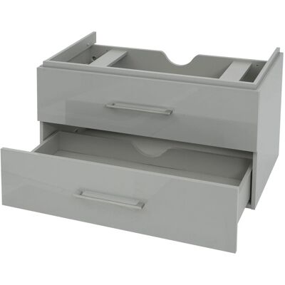 MCW D16 Grau Badezimmer-Unterschrank - Soft-Close, Wandmontage MCW D16 Grau Badezimmer-Unterschrank - Soft-Close, Wandmontage