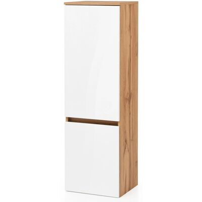 Held Möbel Midischrank Salerno 40 cm matt Weiß-Wotaneiche Held Möbel Midischrank Salerno 40 cm matt Weiß-Wotaneiche