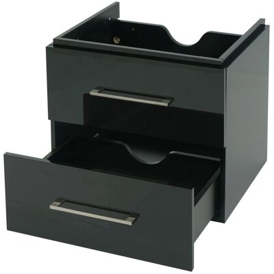 MCW D16-PW Wandmontierter Badezimmer-Schrank - Schwarz MCW D16-PW Wandmontierter Badezimmer-Schrank - Schwarz