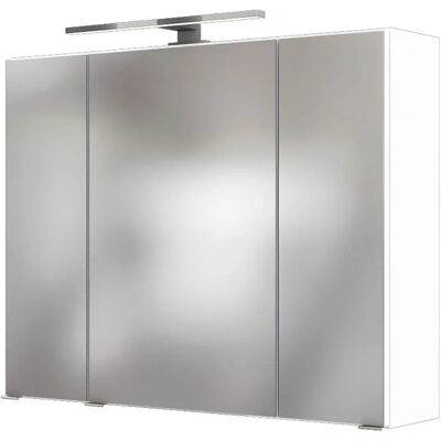 Held Möbel 3D-Spiegelschrank Verona 80 cm Weiß Held Möbel 3D-Spiegelschrank Verona 80 cm Weiß