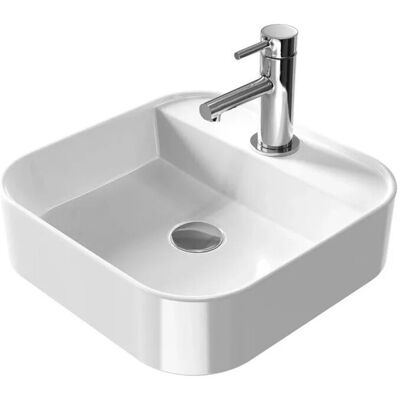 Emke - Keramik Aufsatzwaschbecken - Weiß - bathroom sink Emke - Keramik Aufsatzwaschbecken - Weiß - bathroom sink