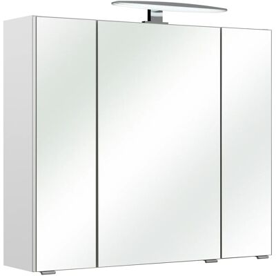 Pelipal Spiegelschrank Weiß Glänzend 80 cm Pelipal Spiegelschrank Weiß Glänzend 80 cm