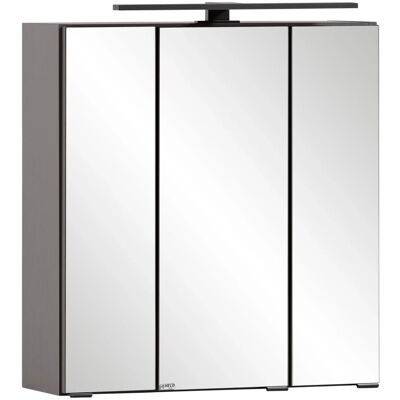 Held Möbel 3D-Spiegelschrank Padua 60 cm Graphitgrau Held Möbel 3D-Spiegelschrank Padua 60 cm Graphitgrau