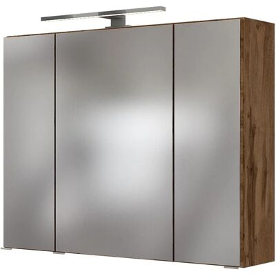 Held Möbel 3D-Spiegelschrank Verona 80 cm Wotaneiche Held Möbel 3D-Spiegelschrank Verona 80 cm Wotaneiche
