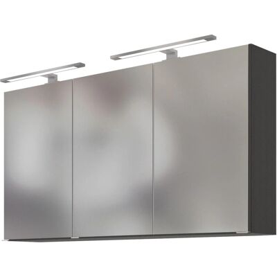 Held Möbel 3D-Spiegelschrank Neapel 120 cm Graphitgrau Held Möbel 3D-Spiegelschrank Neapel 120 cm Graphitgrau