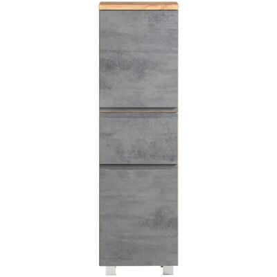 Held Möbel Midischrank Ancona 40 cm Betongrau-Wotaneiche Held Möbel Midischrank Ancona 40 cm Betongrau-Wotaneiche