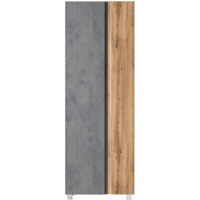 Held Möbel Seitenschrank Ancona 65 cm Betongrau-Wotaneiche Held Möbel Seitenschrank Ancona 65 cm Betongrau-Wotaneiche